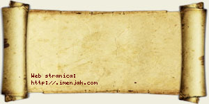 Dina Trnjaković vizit kartica